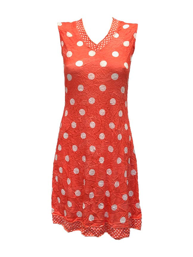 ABITO SENZA MANICHE MERROW CON SCOLLO A V - CORALLO 8570 per la vendita all'ingrosso da parte di David Cline