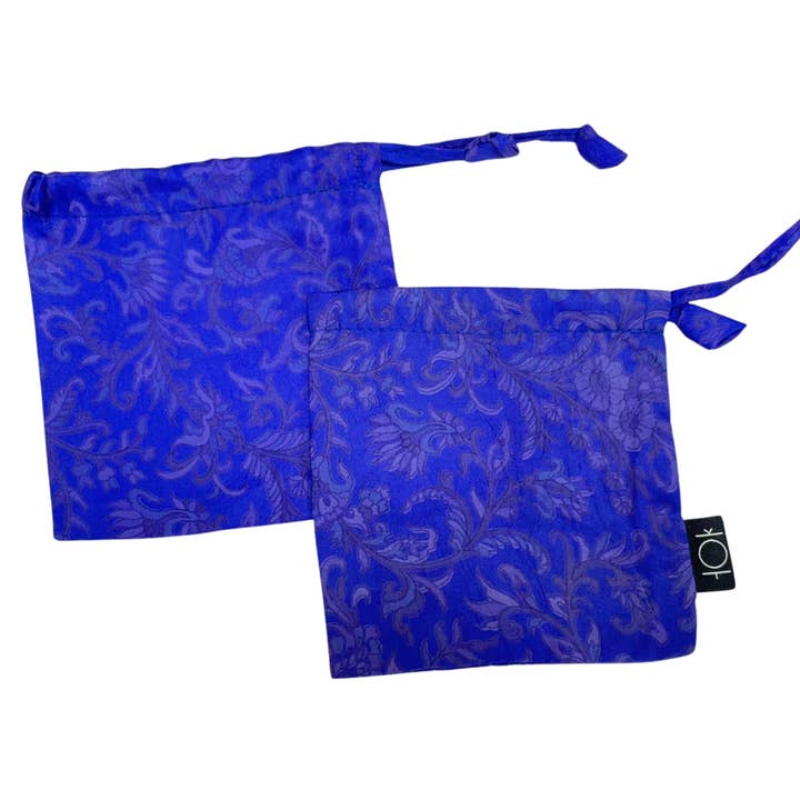 House of Kraft - Wholesale Gift Bag Set/Pack - Gift Pouches | Upcycled Silk Pouch | Pack Silk Gift Pouch37