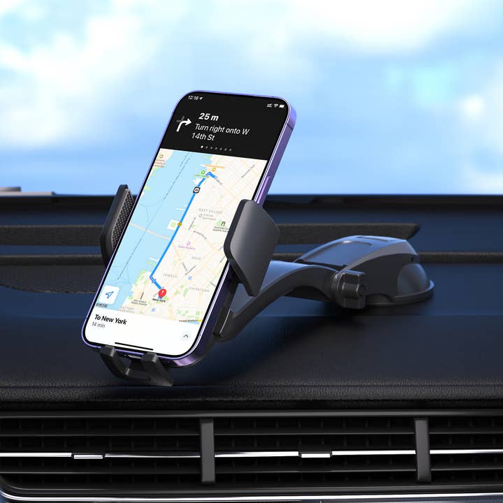 LAX Gadgets - Wholesale Phone/tablet stand - Adjustable Car Dashboard & Desktop Cradle Mount- Retail Pack6