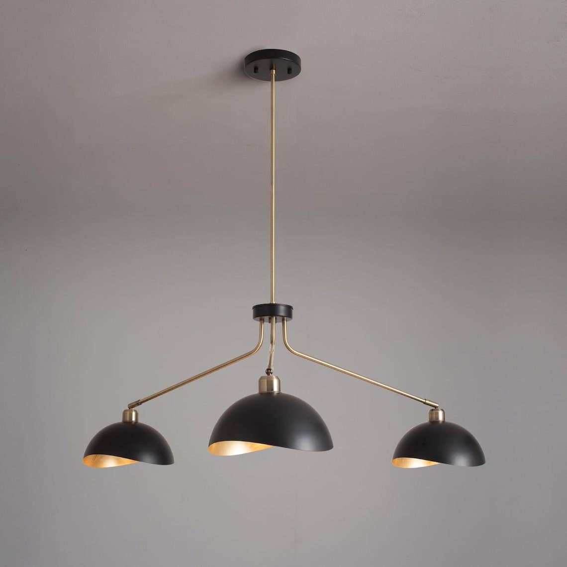 Nova of California - Wholesale Chandelier/Hanging Light - Chandelier Weathered Brass 48" Luna Bella 3-Light