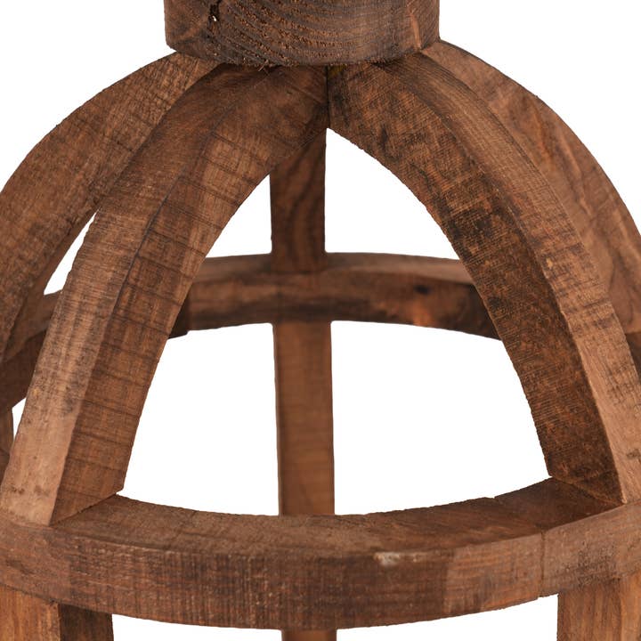 My Amigos Imports - Vente Lanternes - Lanterne en bois de ferme ronde Richmond - 12x28 pouces - 4 couleurs14