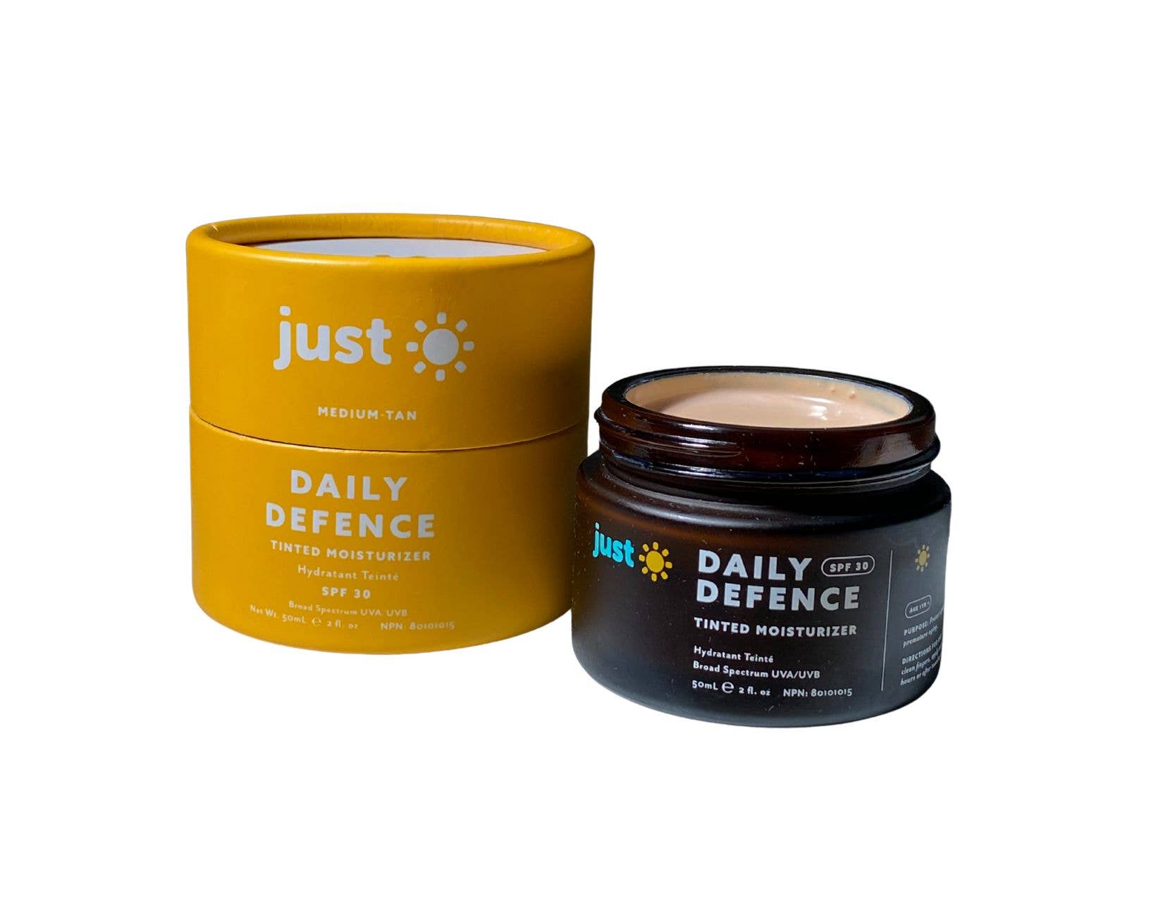 Just Sun Products - Wholesale Tinted Moisturizer - Daily Defence Tinted Moisturizer 30 SPF 50mL5