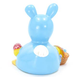 Ducks in the Window - Wholesale Bath Toy - Baby - Easter Bunny (Blue) Rubber Duck Â