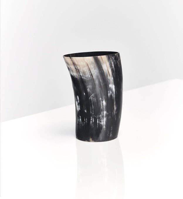 The African Home Goods - Wholesale Vase - ANKOLE HORN VASES OR PLANTERS - DARK1
