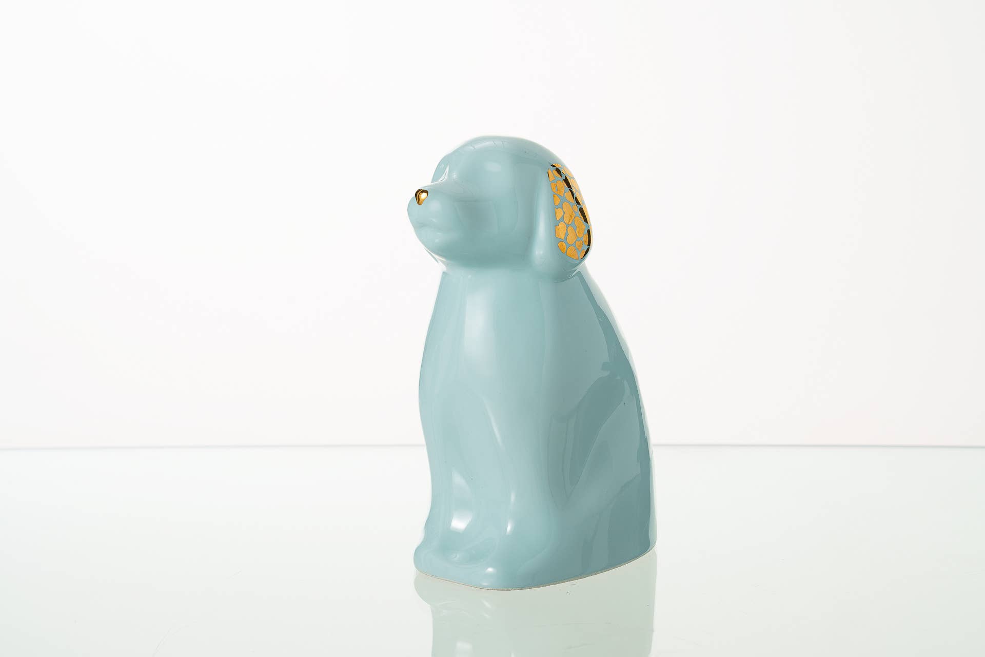Pulvis Art Urns - Wholesale Pet Urn/Keepsake Box - "Cuddle" Pet Urn for Dog - Baby Blue | Ceramic2