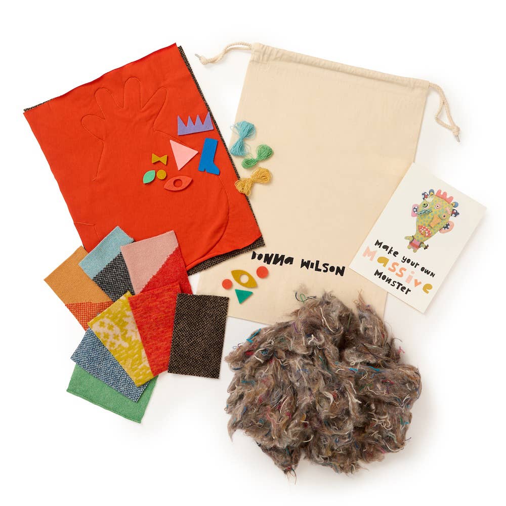 Donna Wilson – wholesale DIY craft kit – Make Your Own Massive Monster Kit0