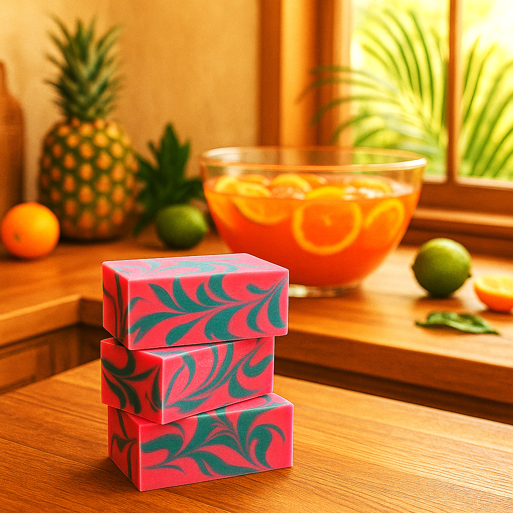 DeShawn Marie Soap Boutique - Wholesale Bar Soap - Aloha Punch Bar Soap3