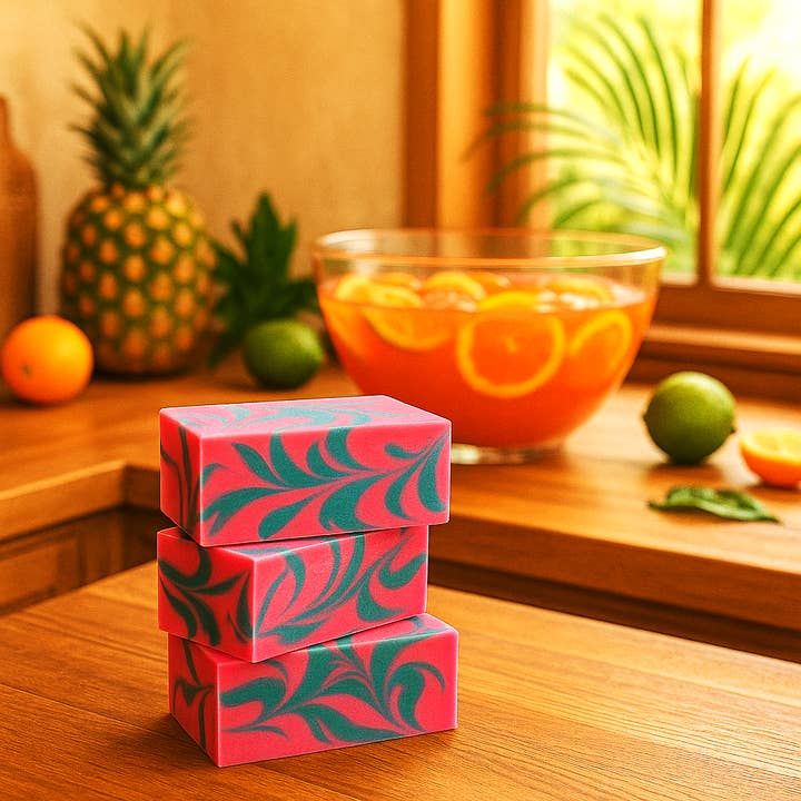 DeShawn Marie Soap Boutique - Wholesale Bar Soap - Aloha Punch Bar Soap3