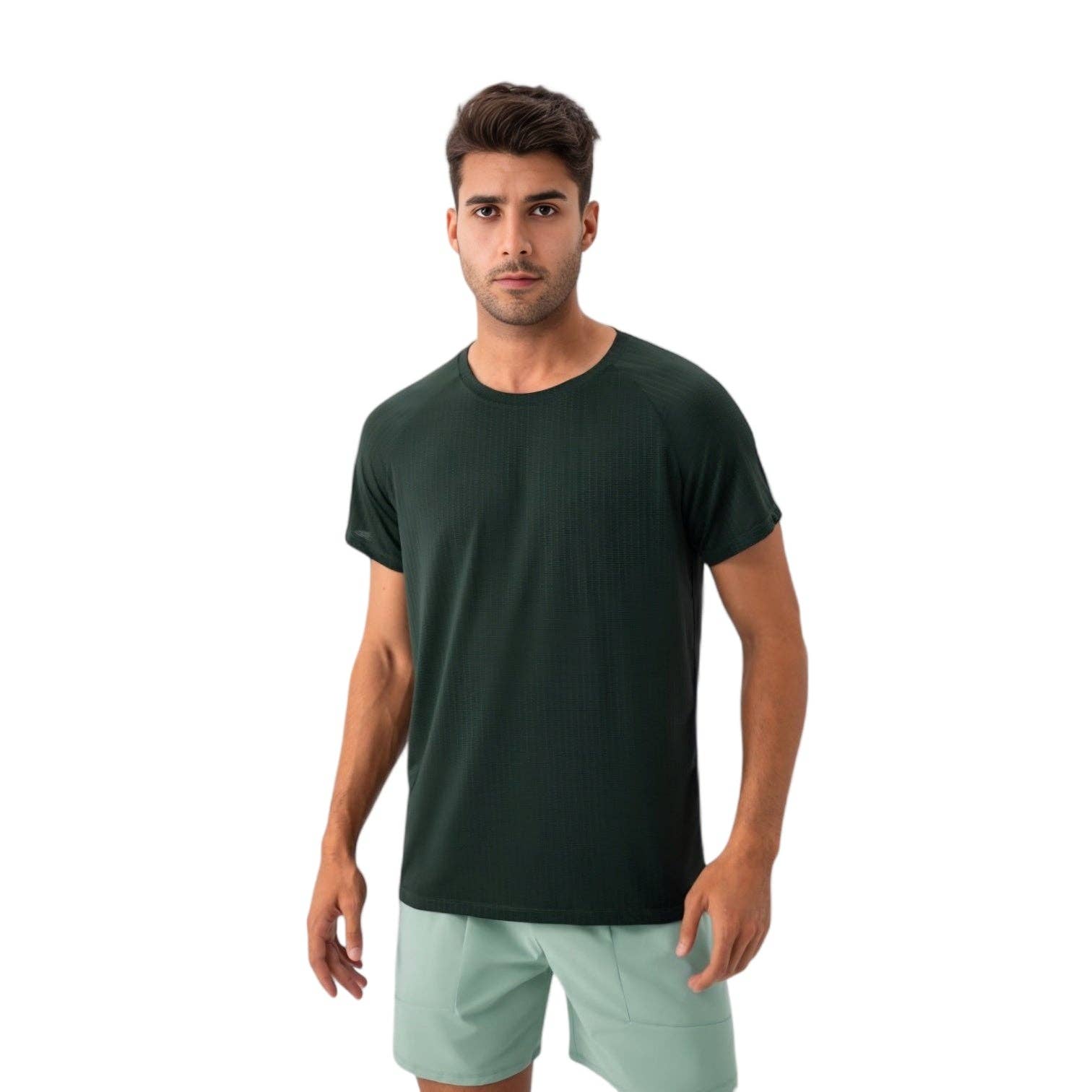 Active by Anna-Kaci - Wholesale T-Shirt - Men's - Men's Lightweight Performance T-Shirt with Moisture-Wicking1