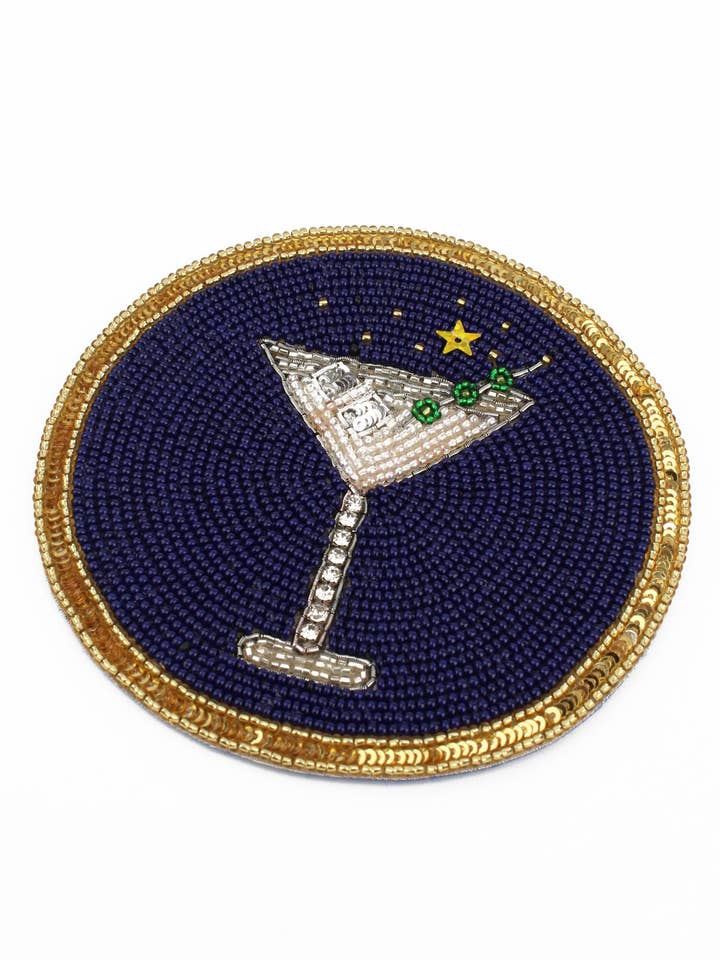 WINTER COCKTAIL COASTER MARTINI for wholesale by My Doris