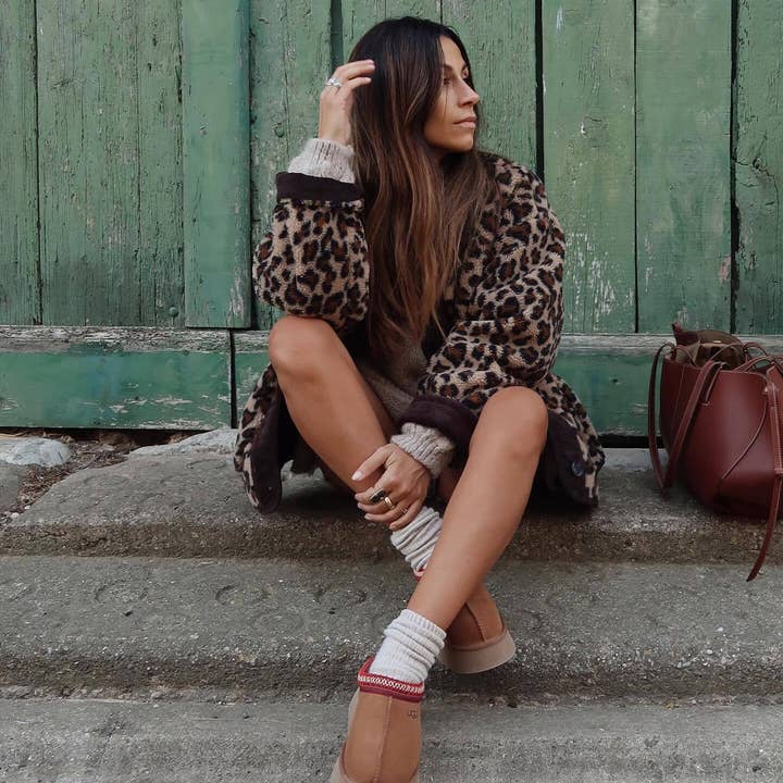 Marayn – wholesale Jacket – Women's – Leopard Print Casual Loose Long Sleeve Jacket Women6