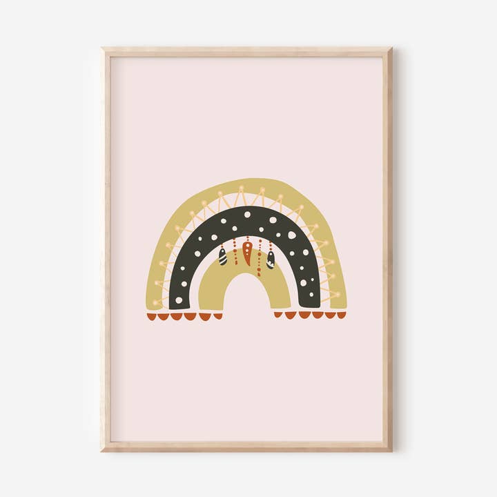 Impressão artística Boho Rainbow No.147 por atacado de el&chic