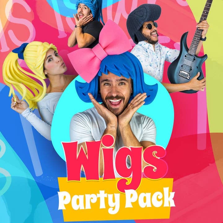 Foam Wigs Party Pack (20 Wigs) for wholesale by Foam Party Hats