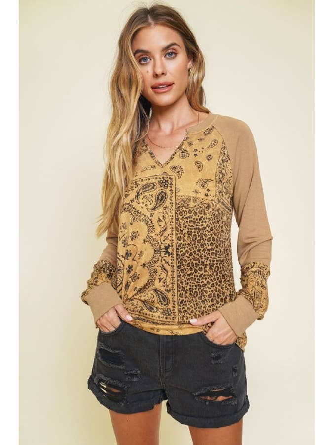Mystree - Wholesale Knit Top - Women's - 55908 Mixed Media Top