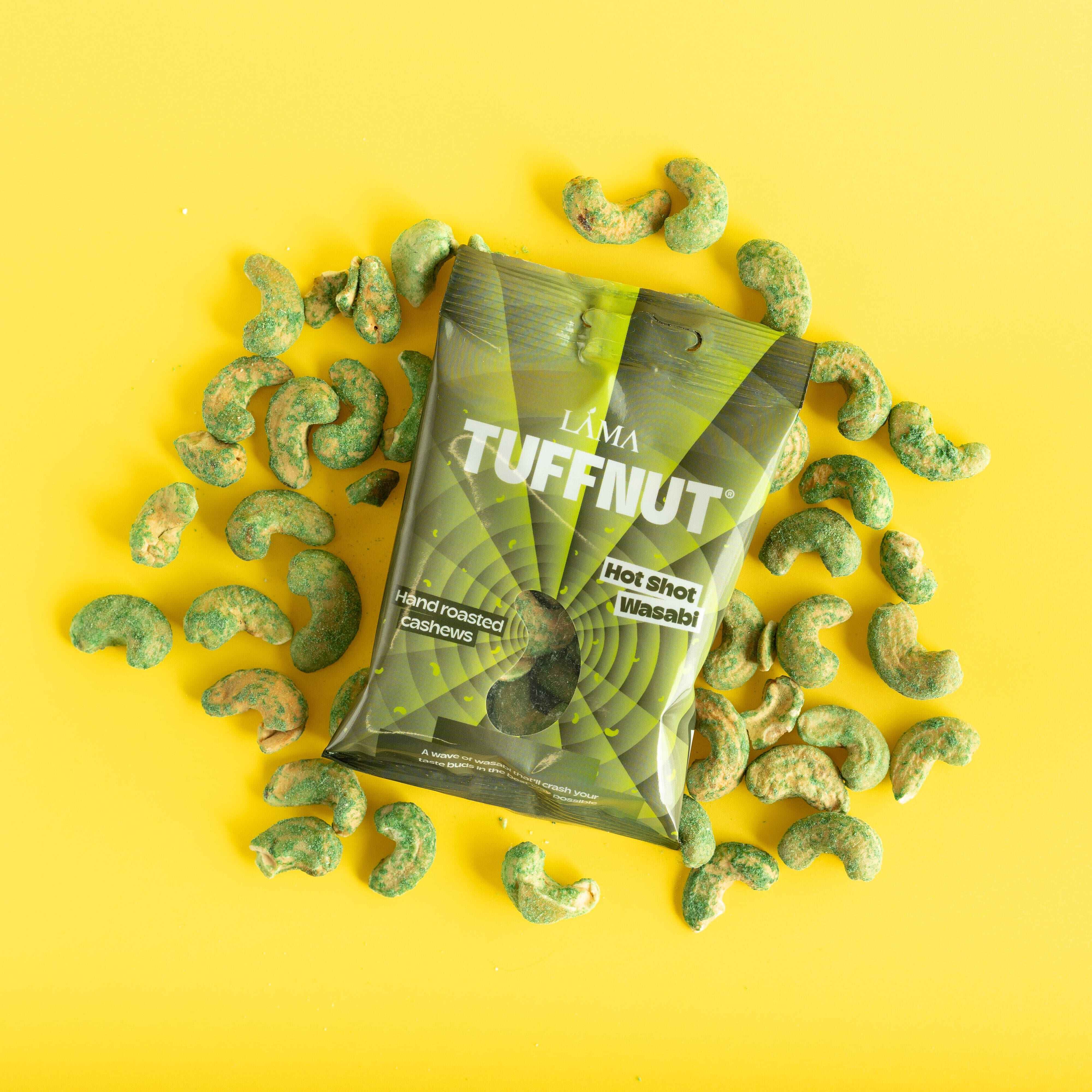 Lama Trading Company LTD - Venta al por mayor Frutos secos - Anacardos TuffNut Hot Shot Wasabi Tostados a Mano5