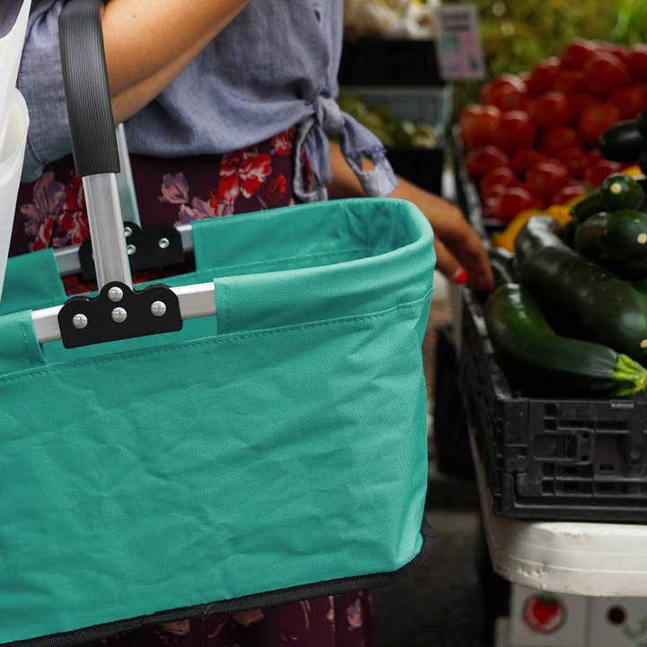 RSVP International - Wholesale Basket - Market Basket - Turq.10