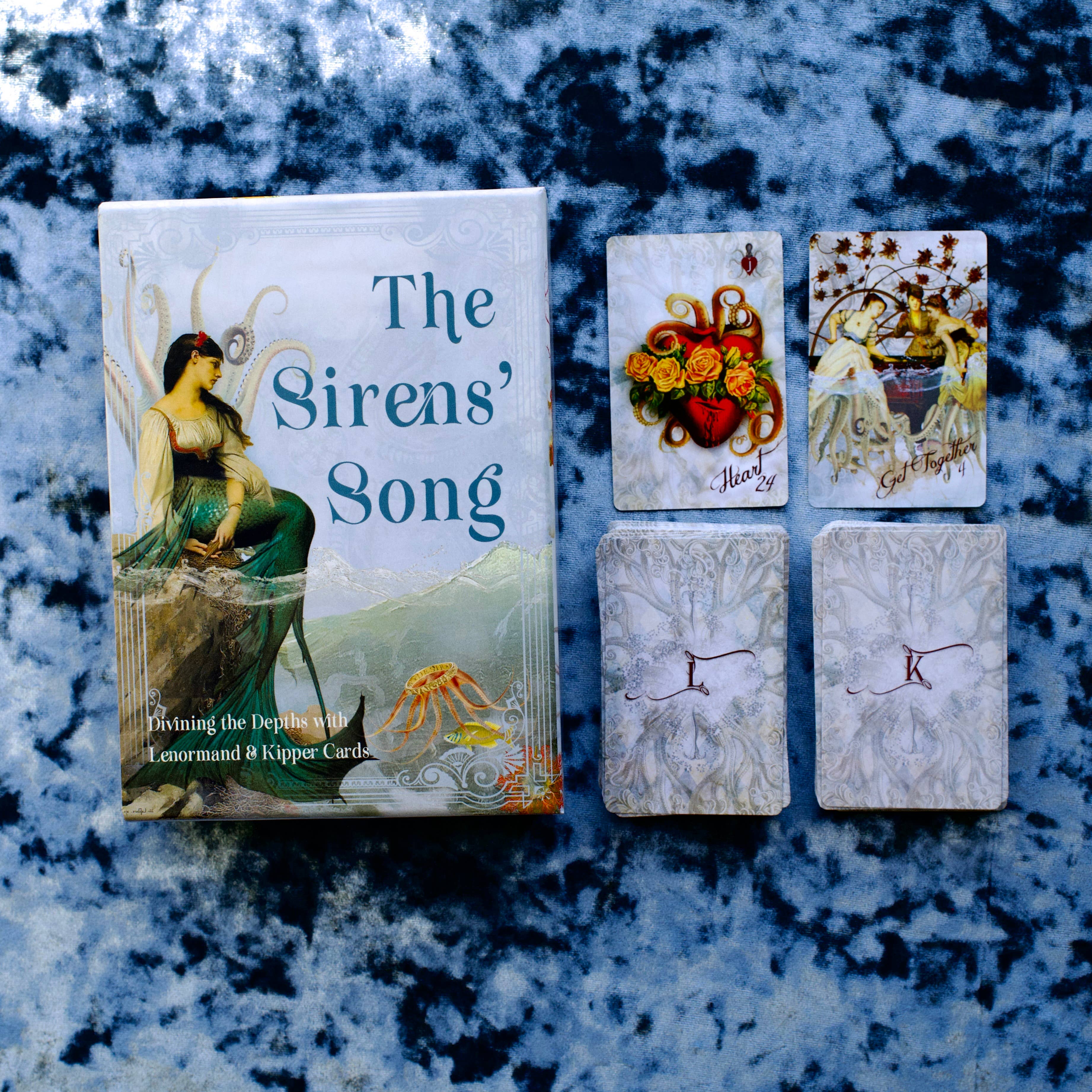 Red Wheel/Weiser LLC - Wholesale Tarot Cards - The Sirens’ Song: 40 Lenormand Cards, 38 Kipper Crds & 144Bk12