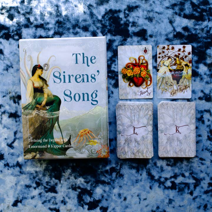 Red Wheel/Weiser LLC - Wholesale Tarot Cards - The Sirens’ Song: 40 Lenormand Cards, 38 Kipper Crds & 144Bk12