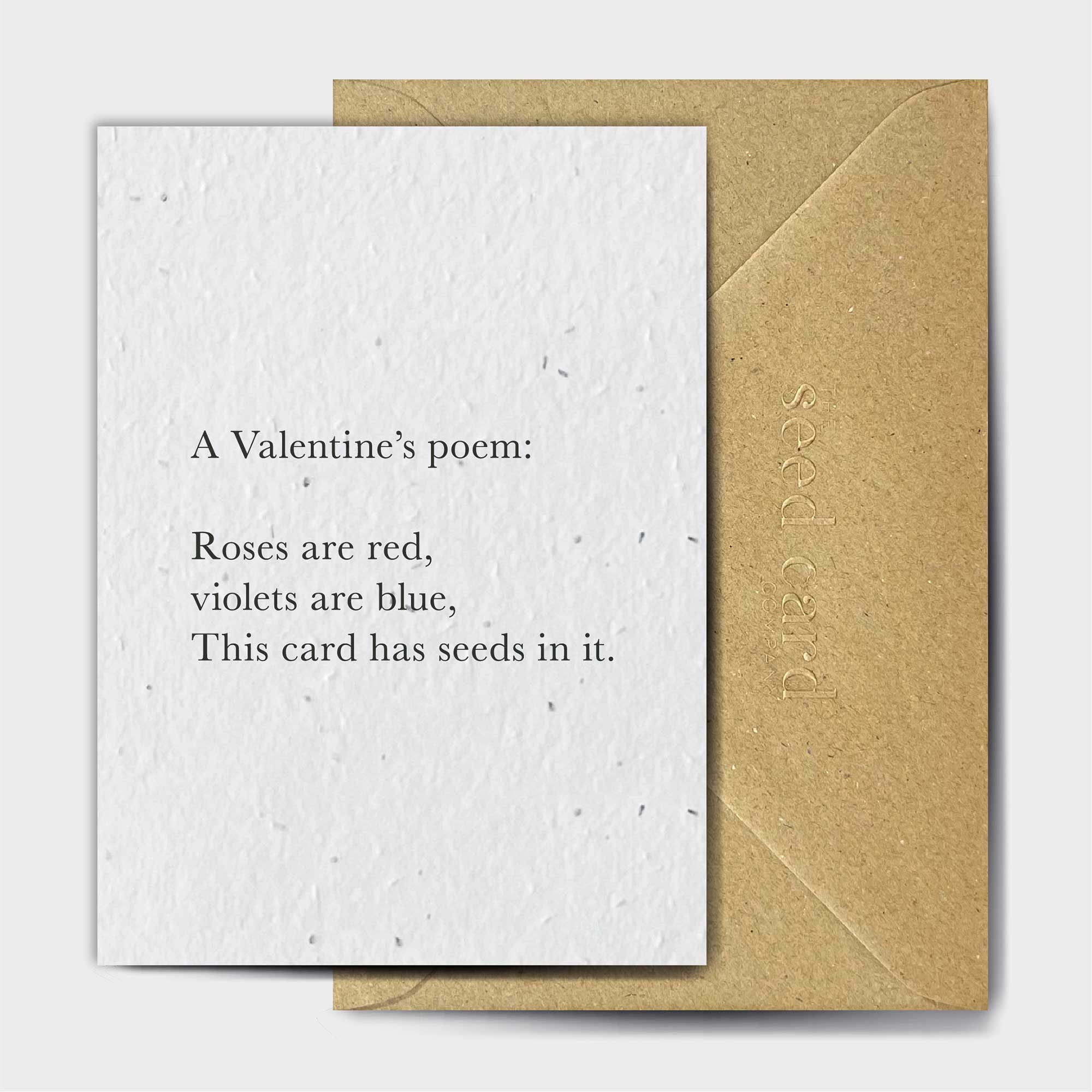 The Seed Card Company – wholesale Valentine's Day card – A Valentine'S Hiaku0