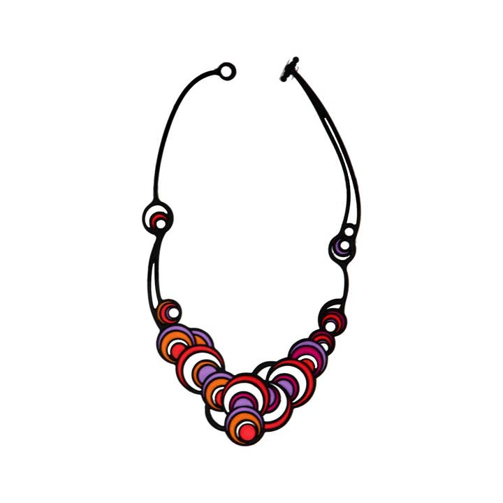 Dancing Circles Necklace for wholesale by UNIKARTIST