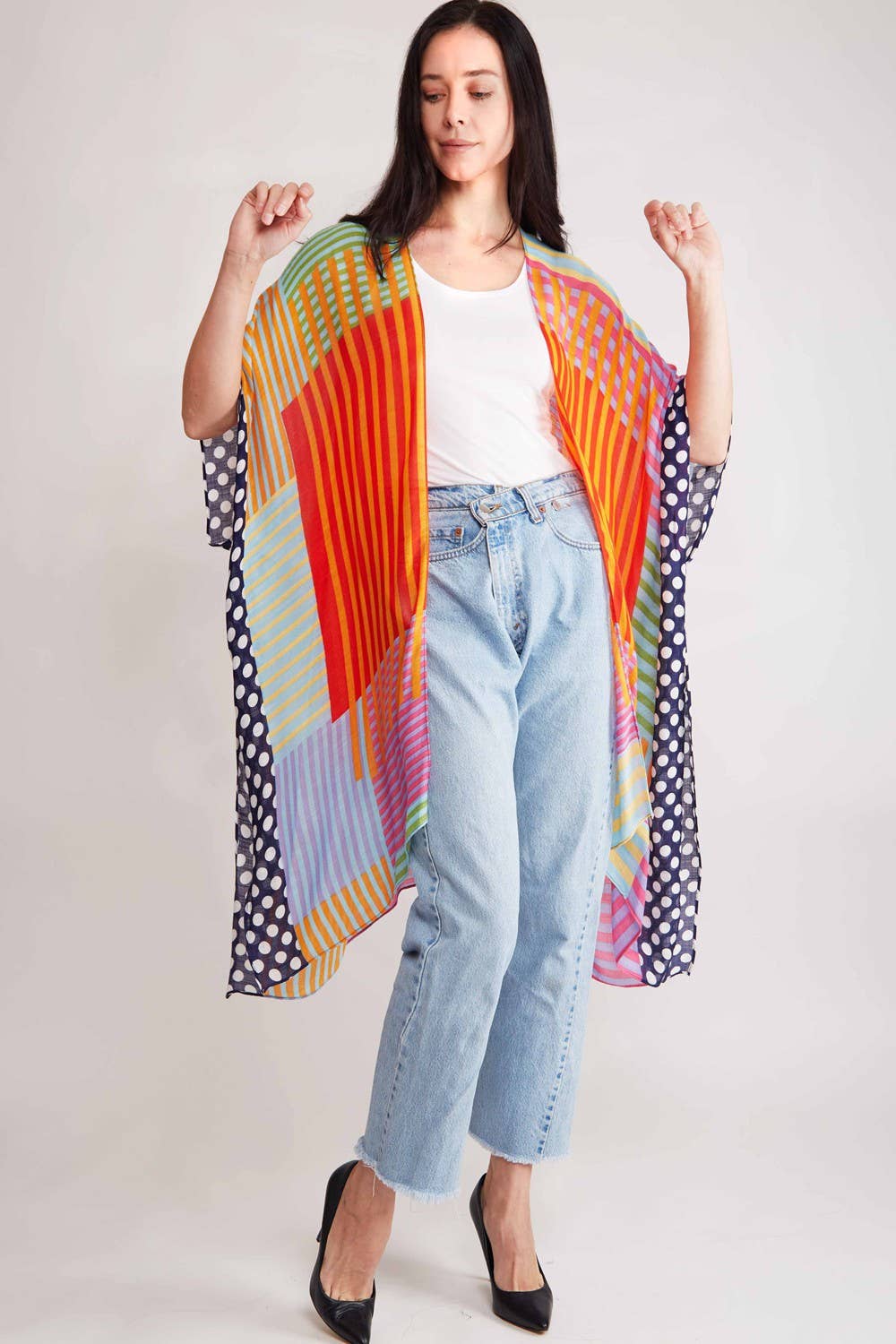LA Soul - Wholesale Kimono - Women's - PATCH WORK KIMONO1