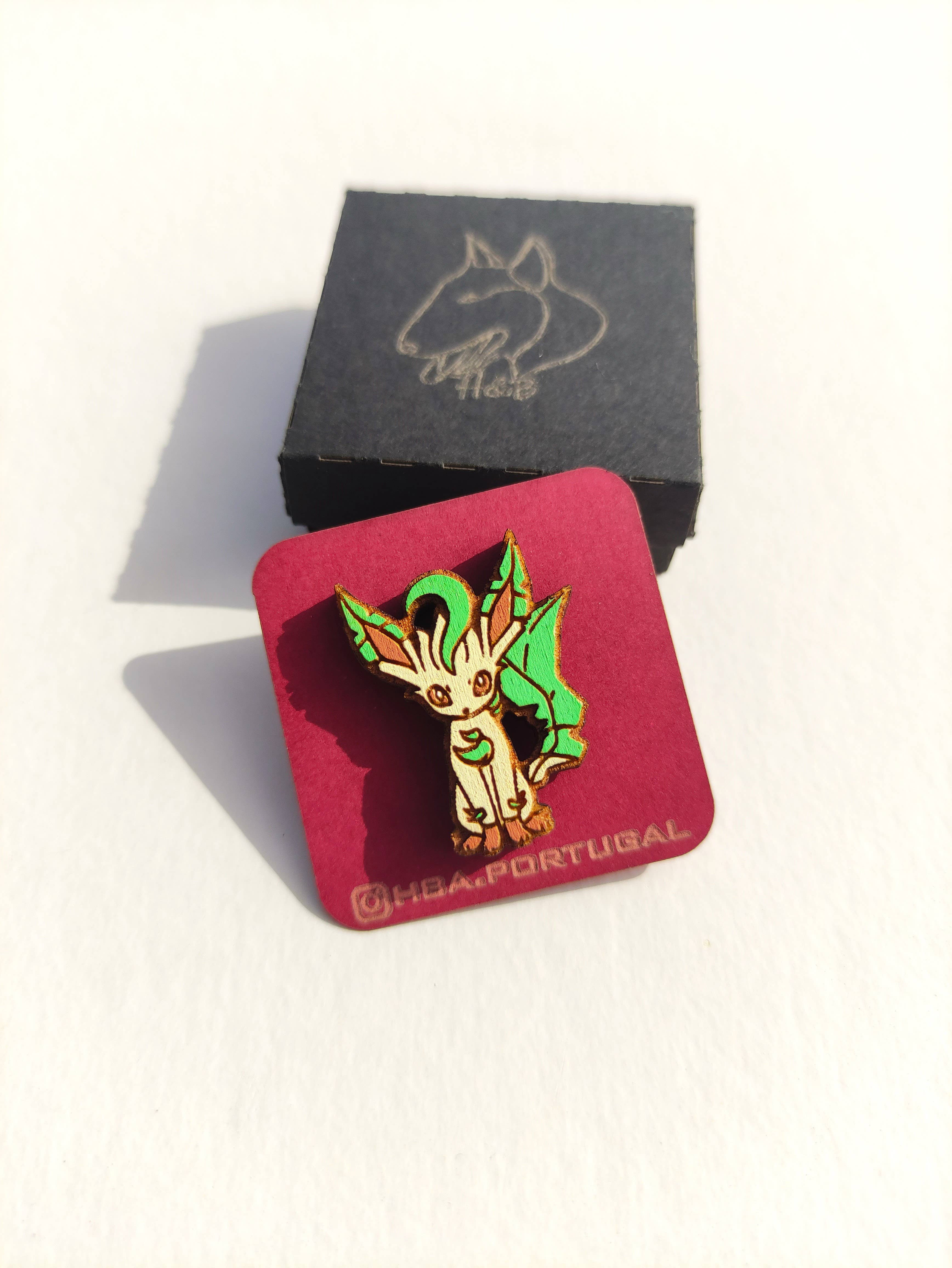 Herbs&Belles - Wholesale Lapel Pin/Button - Wooden Pokémon Pins, Eevee Evolutions, Geek Gift Anime Nerd8