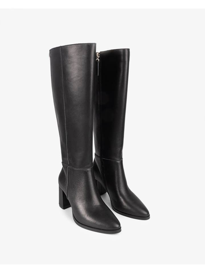 POPA - Wholesale Boots - Women's - Sinnara Black Leather High Boot5