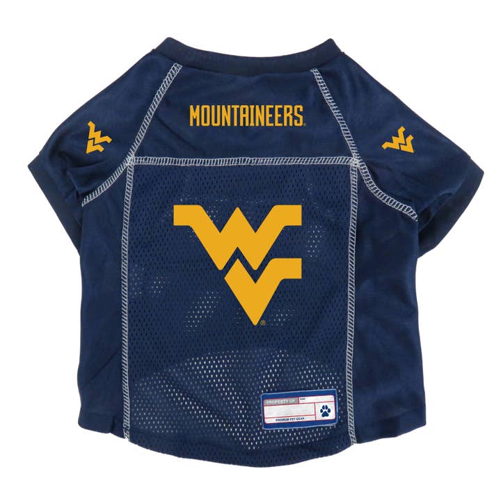 Little Earth Productions - Wholesale Pet Jersey - Dog - NCAA West Virginia Mountaineers Basic Pet Jersey
