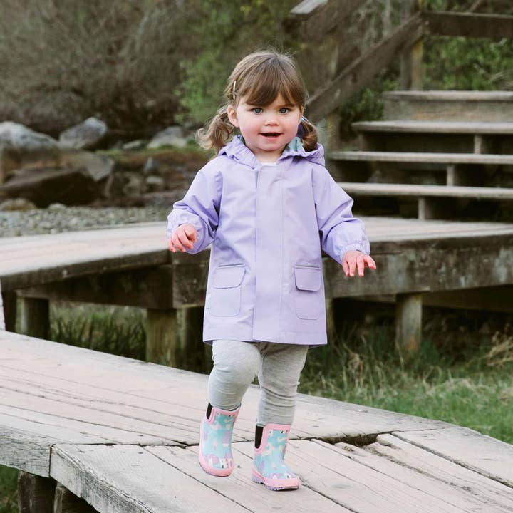 Jan & Jul - Wholesale Raincoat - Kids - Lavender | Puddle-Dry Waterproof Jacket