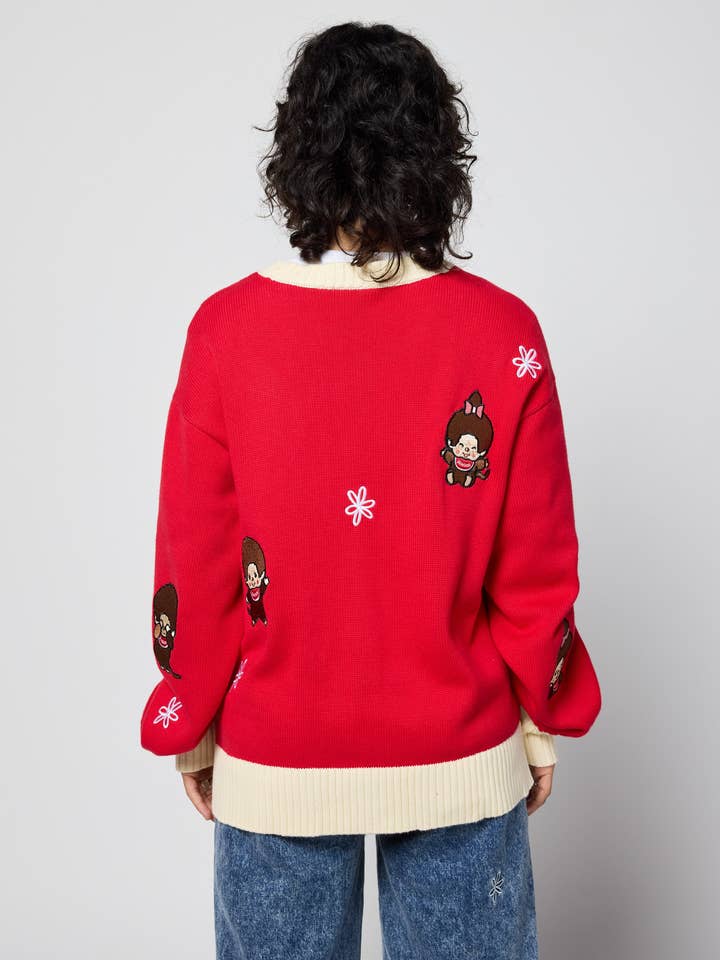 SAMII RYAN - Wholesale Cardigan - Women's - Monchhichi™ Oversized Cardigan7