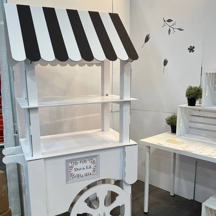 Dot & Lil - Wholesale Retailer Display Stand/Case - Cardboard display market cart - CART ONLY