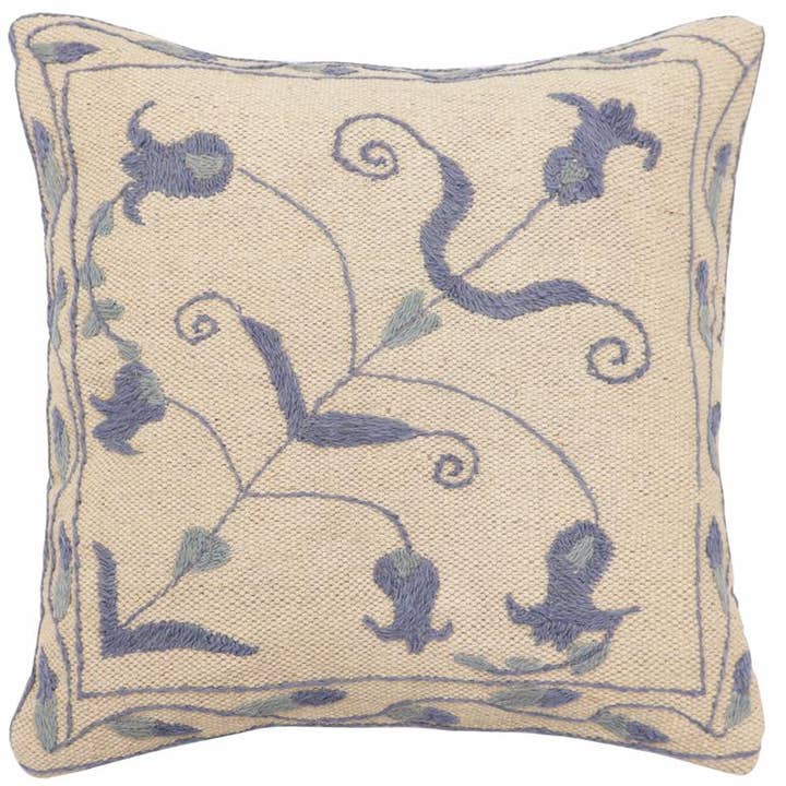 Almofada Kilim Suzani Vintage Chavez Feita à Mão por atacado de Arshs Fine Rugs