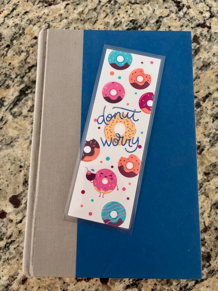 Donut Bookmark, Don’t Worry, Food Puns Book Mark Gift for wholesale by Jewels For Hope