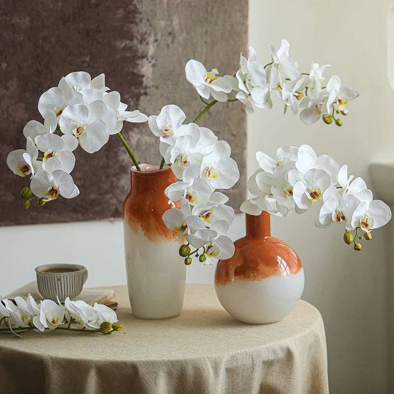 Rustic Reach - Wholesale Artificial Flowers - Real Touch Orchid Stem in Various Colors 35" Tall10