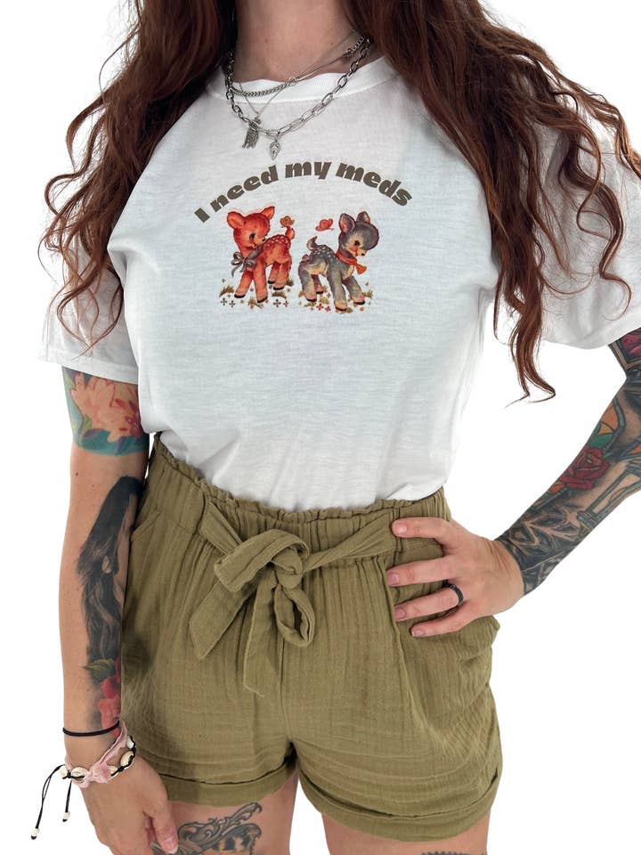 Totally Iced Out - Wholesale Screen Printed T-Shirt - Women's - I Need My Meds Tee