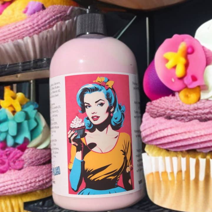 Buttercream Cupcake lotion for engroshandel hos Retro Splash