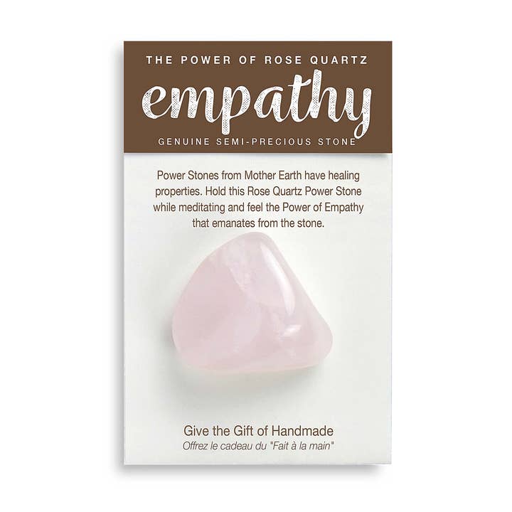 Power Stone Rose Quartz for Empathy for wholesale by Monague Indigenous Crafts & Gifts