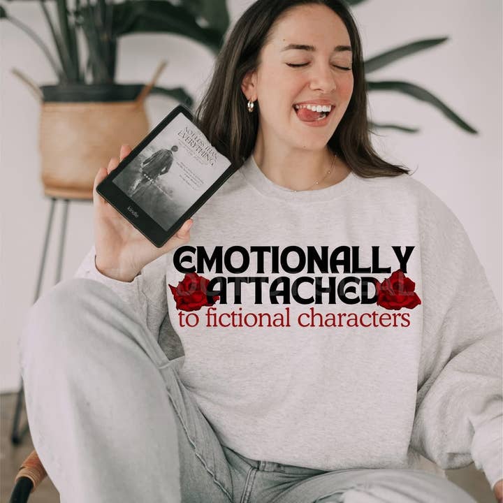 K and M Designs - Wholesale Sublimation Transfer - Emotionally Attached To Fictional Characters DTF Transfer