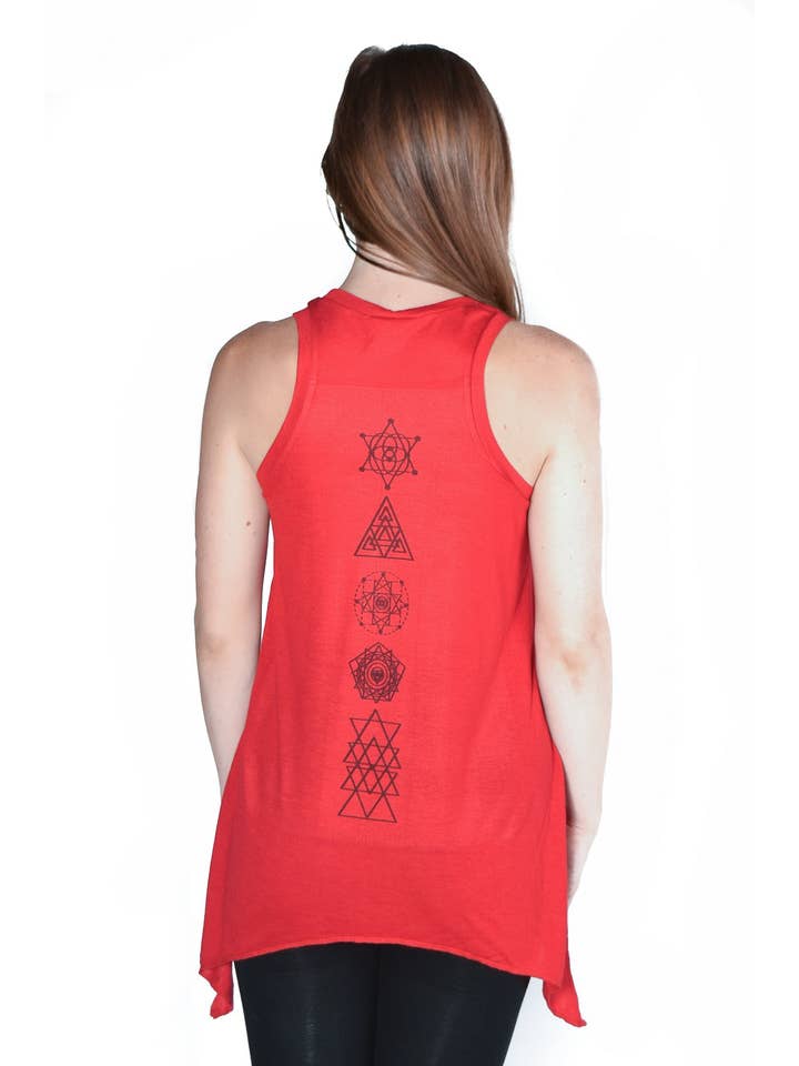 Third Eye Threads - Wholesale Tank Top - Women's - Sacred Geometry on Shark Bite Tank1