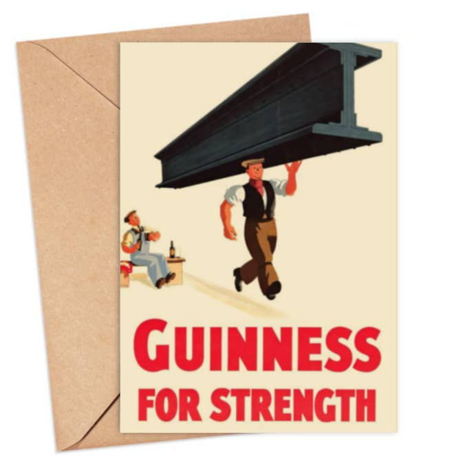 ikonink - Wholesale Everyday greeting card - Guinness for Strength Card