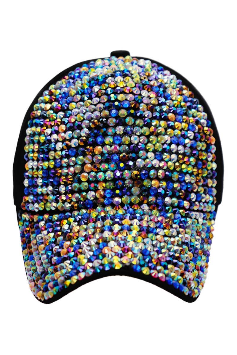 Cap Zone – wholesale Baseballkeps - Dam – Full Bling Rhinestone Twill Bomullsbasebollkeps16