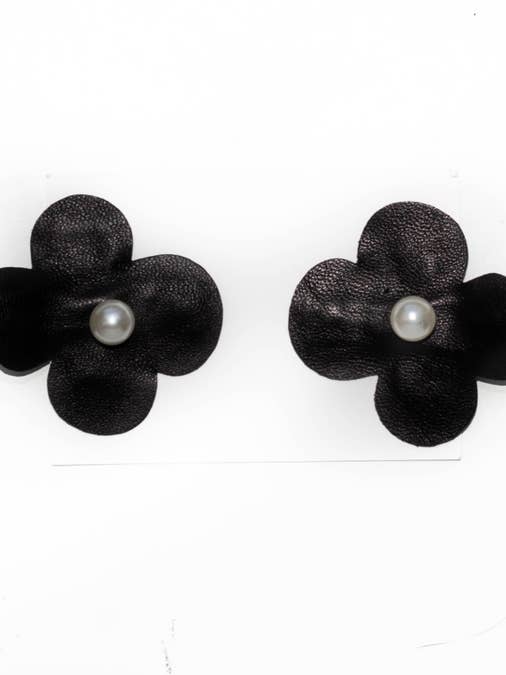 Läder Clip Set Svart för wholesale av Bow&Teke