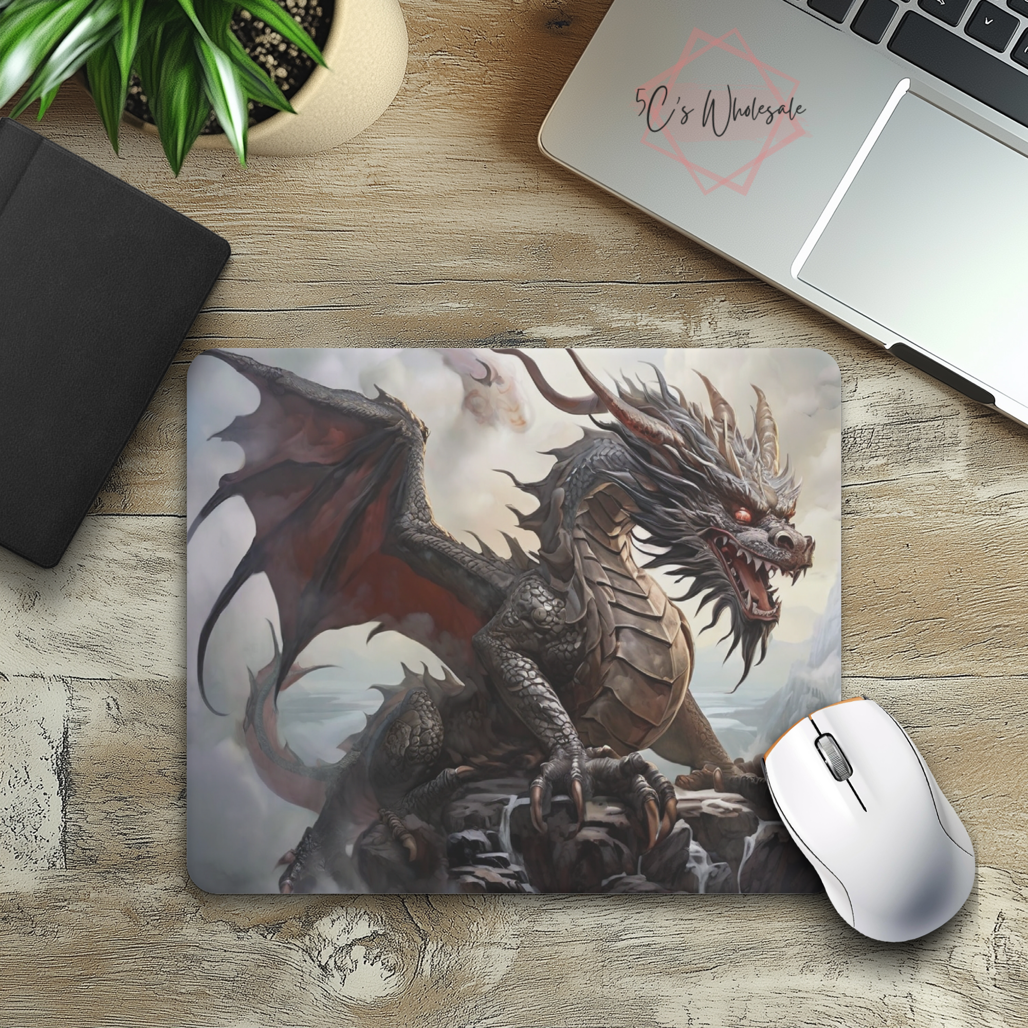 5C's Wholesale - Wholesale Mousepad/Trackpad - Dragon Mouse Pad0