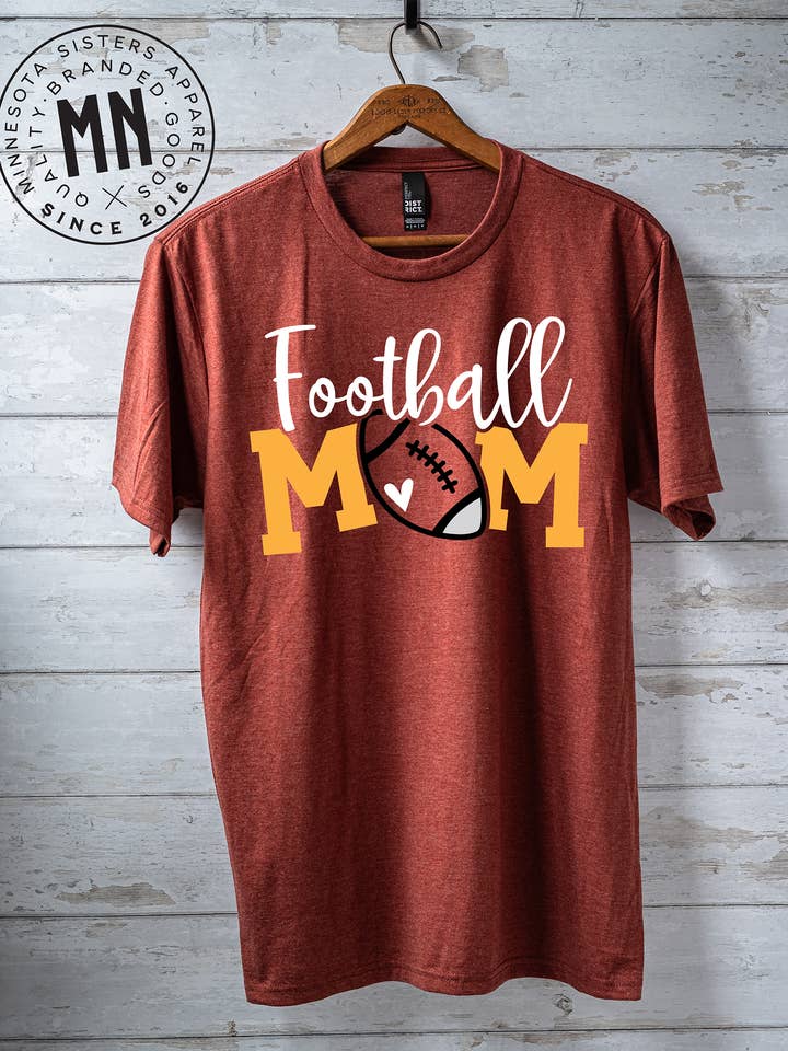 Football Mom T-Shirt for wholesale by Minnesota Sisters