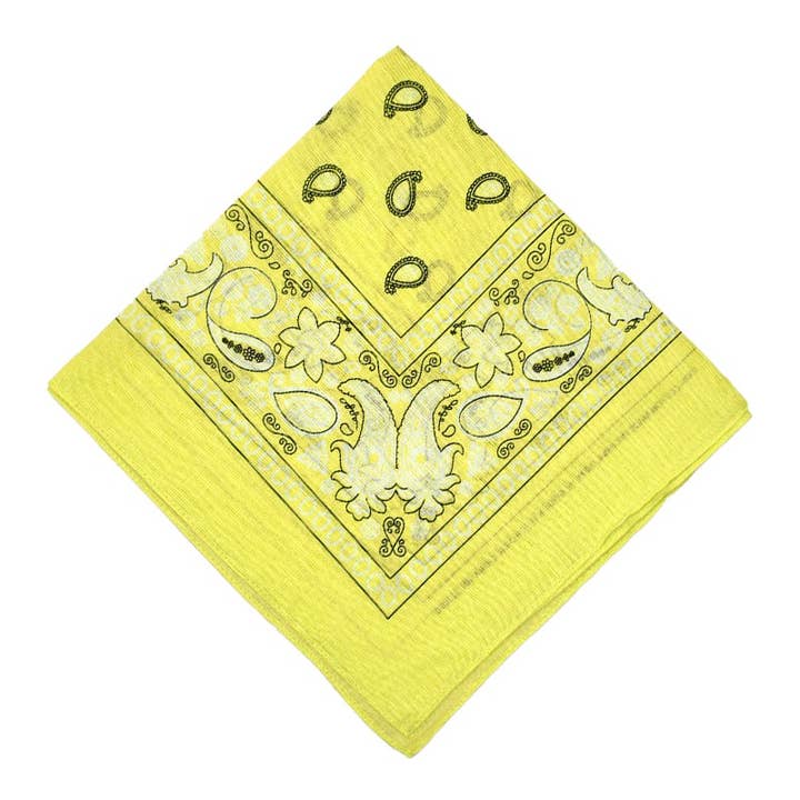 PINEAPPLE Beauty - Wholesale Bandana - Dames - Kaiser Ban-Yellowz Bandana - 12 stuks