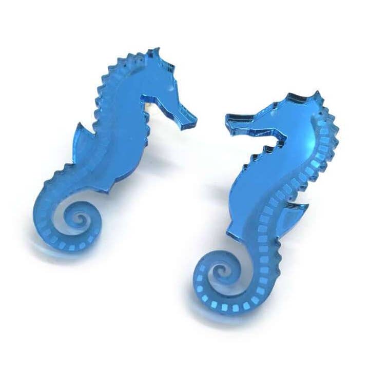 Seahorse | Earrings for wholesale by Funk Da Queen