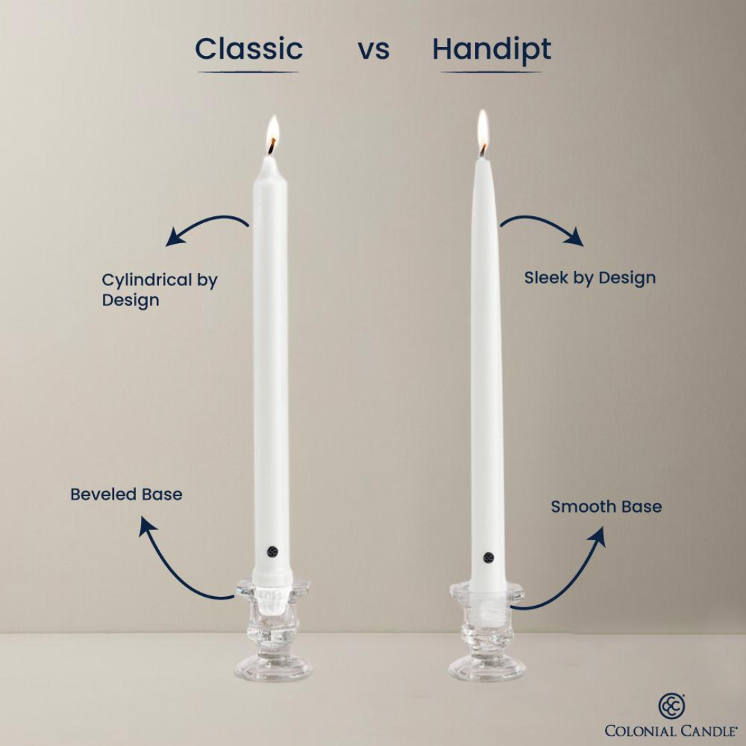 MVP Group International INC - Wholesale Tapered Candle/Candlestick - Mocha Unscented Classic Taper Candle, 10 in, Colonial Candle4