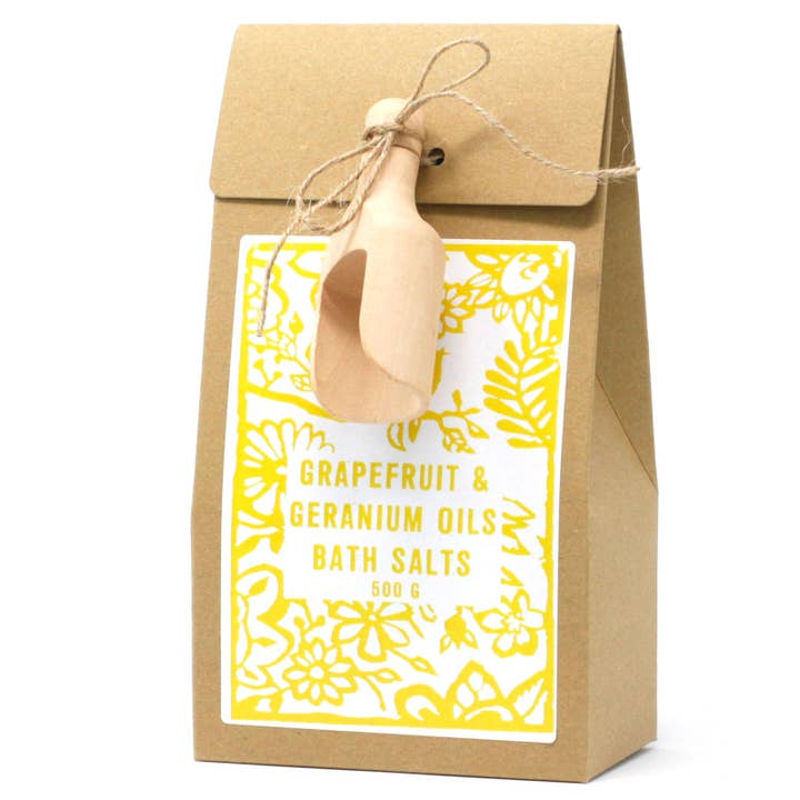 Agnes + Cat - Wholesale Bath Salts - 500g Himalayan Bath Salts - Grapefruit & Geranium