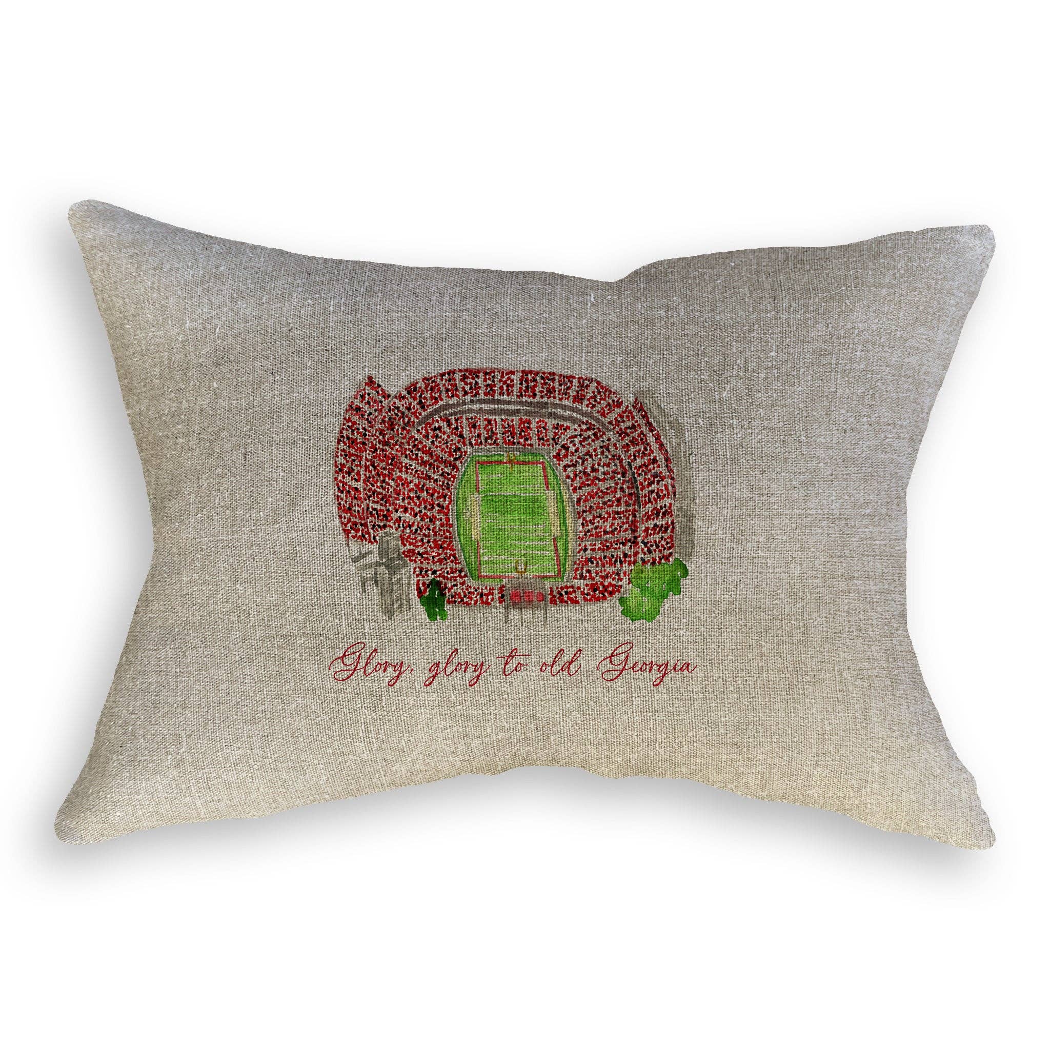 French Graffiti - Wholesale Tea Towel - Athens, Georgia Stadium with Quote8