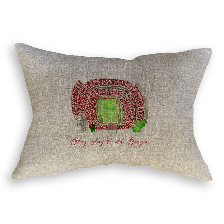 French Graffiti - Wholesale Tea Towel - Athens, Georgia Stadium with Quote8